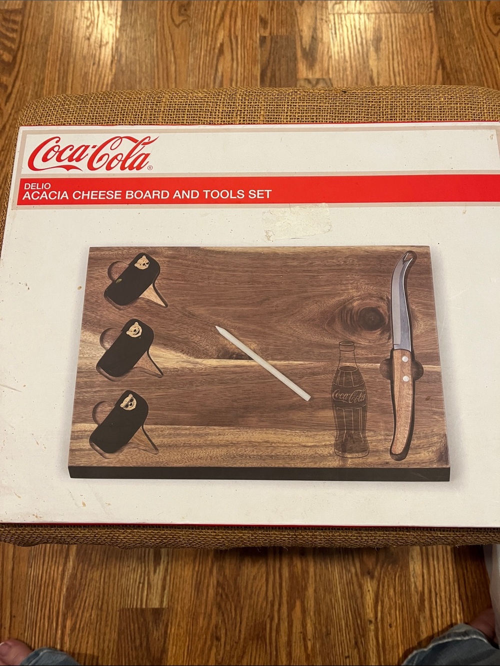 Coca-Cola Wood Cheese Board